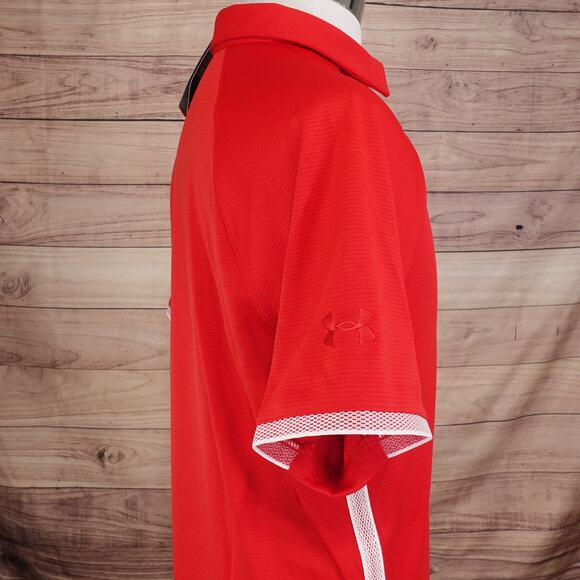 NWT FREDDY'S STEAKBURGERS UNDER ARMOUR WORK EMPLOYEE POLO SHIRT MENS L NEW! - Picture 4 of 11